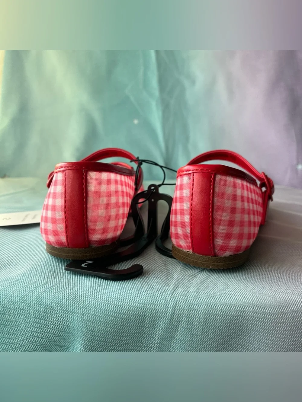 Weekend Academy Girls Red And White Size 2 NWT Mess Ballet Flexible